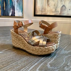 Sam Edelman Darline Braided Wedge Sandals, 7M